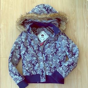 Bellfield Bomber Jacket XS Removable Hood